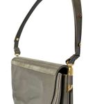 NWT Vintage Rodo Gray Leather Accordion Shoulder Bag Photo 8