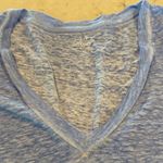 J.Crew 100% Linen Light Blue V-Neck Women's Top size XL Photo 5