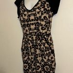 Rebecca Taylor Silk LEOPARD BLOCK Mini Dress color black & cream Size US4 new Photo 14