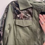 Madden Girl Madden NYC Olive Green with Sequin Trim Utility jacket - Medium Photo 2
