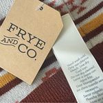 Frye and Co. Aztec Patterned Knit Beanie with Pom Pom Red Photo 4