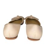 Valentino Garavani  Blush Pink Leather Flats Bow Knot Detail Size 37.5 / 7 Photo 3