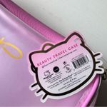 Hello Kitty Creme x  Pink  Collaboration Zipper Top Cosmetic Makeup Bag NWT Photo 6