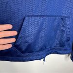 Nike dri-fit cropped sweatshirt hoodie blue size large Photo 2