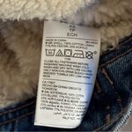 Old Navy Denim Jacket with Cream Sherpa Collar/ Interior 100% Cotton Size XS Photo 9