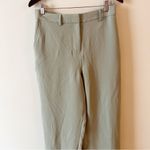 EXPRESS  Green Straight leg Elastic Waist High Rise Trouser Pants Size Medium Photo 1