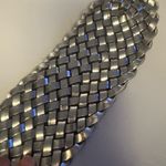 Jessica Simpson Women's Charcoal Braided leather Belt size L/XL Photo 4