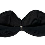 Victoria's Secret Womens  Solid Black Strapless Bandeau Swimsuit Bikini Size M Photo 5