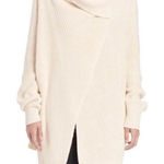 #326 POLO RALPH LAUREN Oversized Drape Cardigan White Size undefined Photo 0