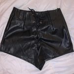 Nasty Gal faux leather shorts Photo 0