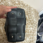 Harveys Seat Belt Bag Black Woven Satchel Shoulder Bag Photo 4