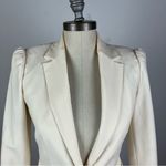 Rebecca Taylor Cream Single Button Blazer Photo 2