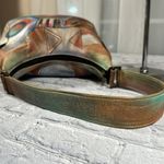 Anuschka  Hand Painted Leather Purse Boho Hippie Handbag Tote India Abstract Art Photo 5