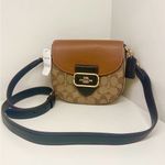 Coach  Morgan Saddle Bag In Colorblock Signature Canvas CE565 Photo 2