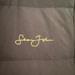 Sean John  Black Puffer Down Feather Jacket Gold Accents Sz S no hood Photo 3
