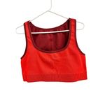 Torrid Orange Ribbed Scoop Neck Cropped Activewear Bralette Crop Top Size 2 Photo 1