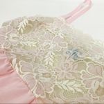 Vintage 1970’s Lace Chemise in Pink | Size S Photo 6