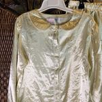 Vintage Moon Dance Silky Pajama Set Size M Yellow Size M Photo 1