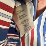 Tommy Hilfiger  peplum Tank Top Blue and Red Striped SMALL Photo 7