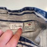 Unionbay Y2K‎ Vintage Union Bay White and Blue Striped Shorts Size Small Photo 5