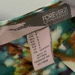 Forever 21 Vintage 90s Kaleidoscope Print Crop Top | Short Sleeve | Size S Yellow Photo 13