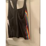 Pride Humankind Women's Rainbow Pride Swim Tankini Top w Stripes 1pc Size M Black Size M Photo 6