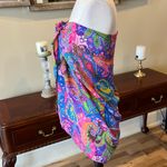 Beach Coverup Wrap Swim New Womens XS S M L Sarong Colorful Purple Photo 8