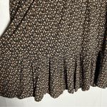 American Eagle NWT  Micro Ditsy Floral Long Sleeve V Neck Mini Dress Size Large Photo 4