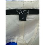 Naven New  Royal Blue Gold Braid Straps Sweetheart A Line Mini Dress‎ Size Medium Photo 3