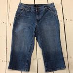 a.n.a Denim Capris Sz 4 Used Photo 3