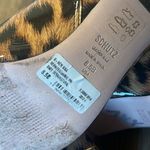 Schutz Kika Leopard Print Patent Leather Lace-Up Boot Shiny size 8.5B block heel Photo 8
