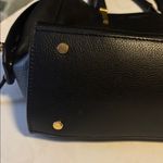 Kurt Geiger LONDON EMMA TOTE BLACK TEXTURED LEATHER HANDBAG GOLD TONED HARDWARE Photo 10