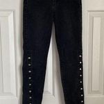 IRO  Biba Side-Snap Skinny Jeans High-Rise Washed Black Size 26 Photo 0