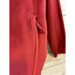 Columbia Men's  Fleece Jacket Size M Red Photo 3