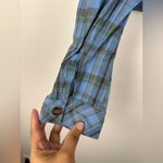 Urban Outfitters As If Plaid Blue Green Cropped Jacket Women’s Sz L Photo 7