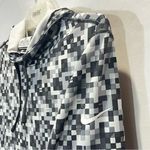 Nike  Hooded Pullover Pixel Print Pro Dri-Fit Athletic Top Sz M Long Sleeve Photo 7