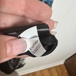 Bebe  Dress Women M Blue Leopard Lace Trim Long Sleeve Y2K Going Out Club Ruched Photo 13