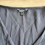 Nautica  Tiered Chiffon Top Navy/White L EUC​ Photo 7