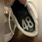 P448 HTF Sold Out Size EU42 US 11 Women’s Gray P488 Thea Platform Leather Sneakers Photo 4