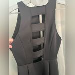 Abercrombie & Fitch ABERCROMBIE &‎ Fitch Scuba Skater back cutout Black Dress Size Medium Photo 2