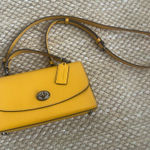 Coach  Tilly Satchel 23 Crossbody Purse Yellow Photo 0