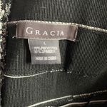 Gracia  Black Ivory Pattern Textured Strapless Sweetheart Fit & Flare Mini Dress Photo 3