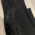 White Fox Boutique  - Floral Embellished Sheer Maxi Dress in Black Photo 1