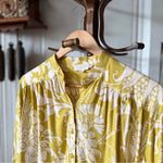 Ted Baker Ayveri Floral Woven Blouse In Yellow Photo 2
