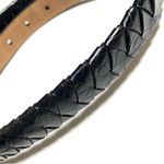 Brighton Horsebit Old Money Black Croc Print Belt Silver Western Style Photo 10