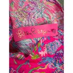Lilly Pulitzer NWT Etna V-Neck Top Pink Isle Shell Me Something Good Women's Photo 4