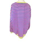Striped oversized sweatshirt Multiple Size XL Photo 4
