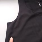 Katherine Barclay Sleeveless Black Net Shift Dress LBD Size 2 Photo 8