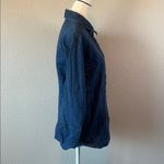 Disney Animal Kingdom Embroidered Button Down Shirt Denim Size Large Blue Size M Photo 2