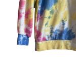 SheIn Women Sweatshirt XS Colorful Rainbow Cotton California Graphic Cozy Comfy Vacay Photo 4